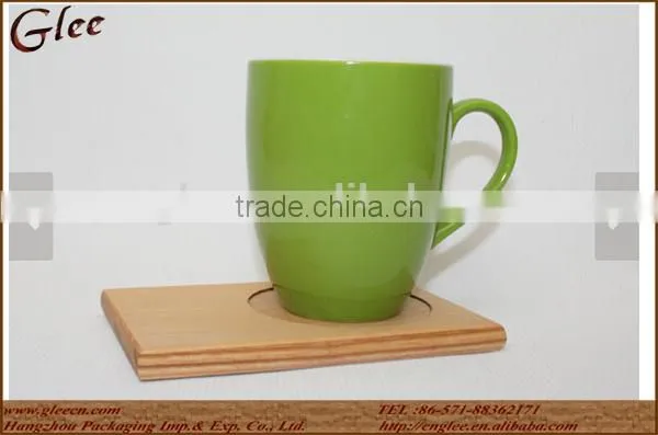 special handmade wooden christmas craft wooden mug coaster