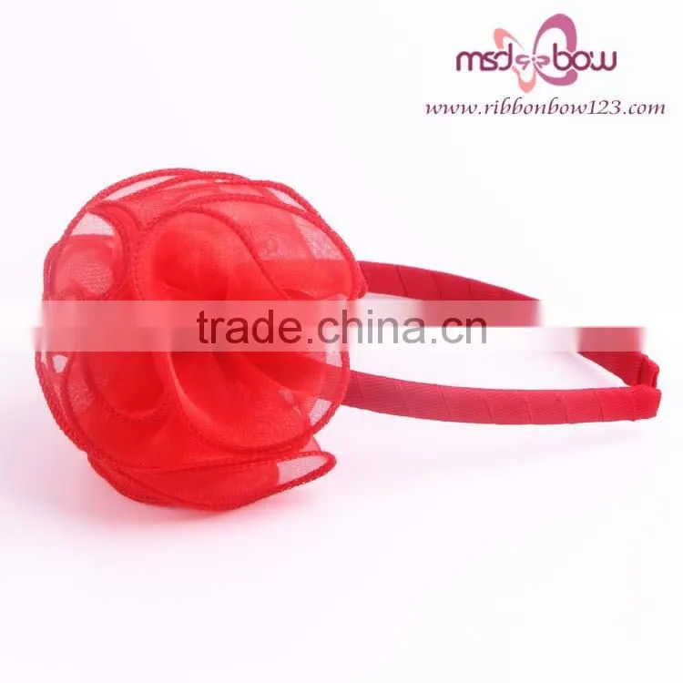 spring summer cute feather boutique hair bows for baby /girls