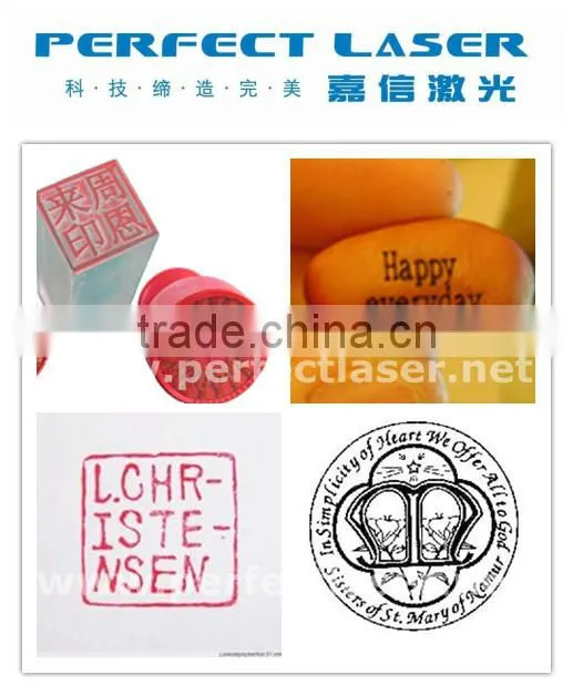 2017 laser stamp engraver seal making machine PEDK-6040A 50w 60W 600*400mm