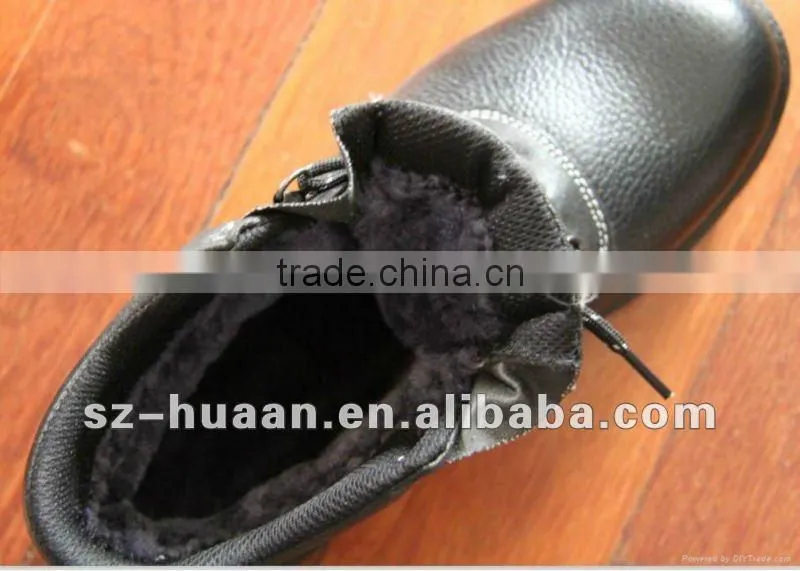 winter boots steel toe of construction safety shoes