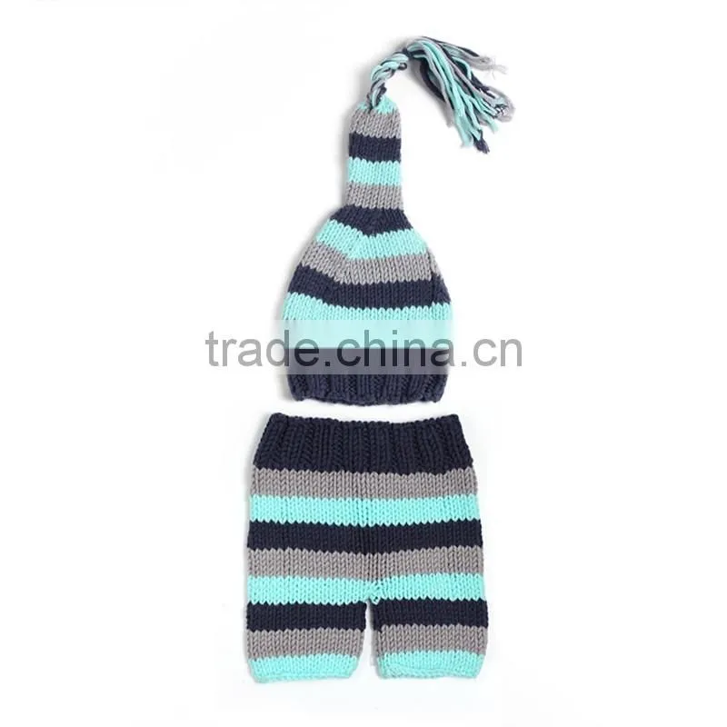 New arrival crochet baby costume newborn photo props LBP20160218-23