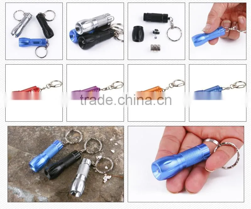 mini keychain aluminium led flashlight