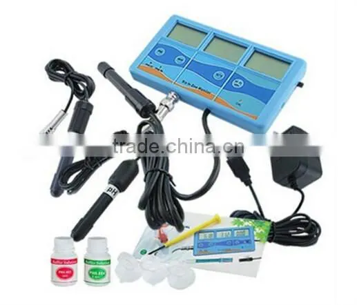 PHT-027 6in1 Multifunctional Water Quality Monitor pH/EC/TDS/CF/mV/Temp.Monitor,ATC,