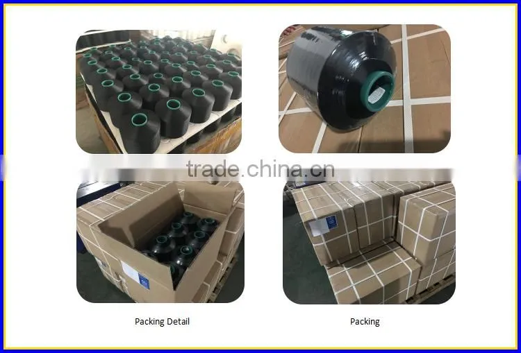 50D/600TPM Polyester Optical White FDY Warp Yarn for making woven label
