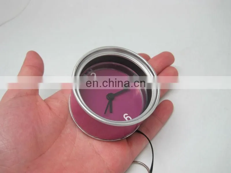 (T2801) mini tin can clock return gift for kids