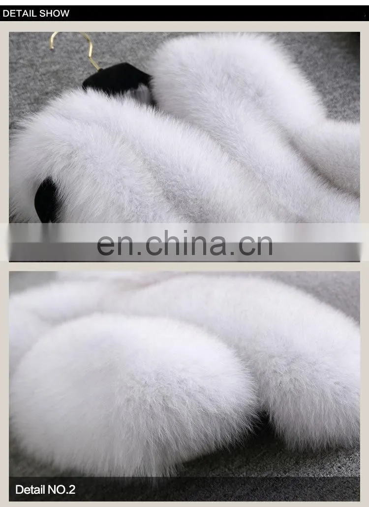 2014 Europe and America New Design Fox Fur Vest Fashion Women Fox Fur Vest
