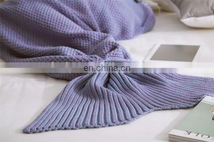 Manufactory walmart alibaba textile stock wholesale mermaid tail blankets warm winter blanket