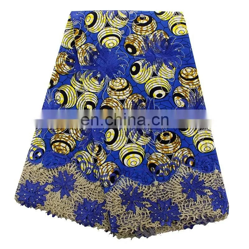 2016 new arrivals high quality wax with guipure