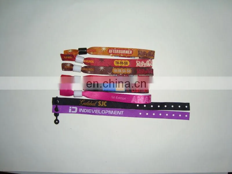 Hot selling Fabric Textile Wristband Lock