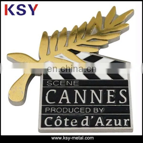 High quality Soft enamel custom made metal badge