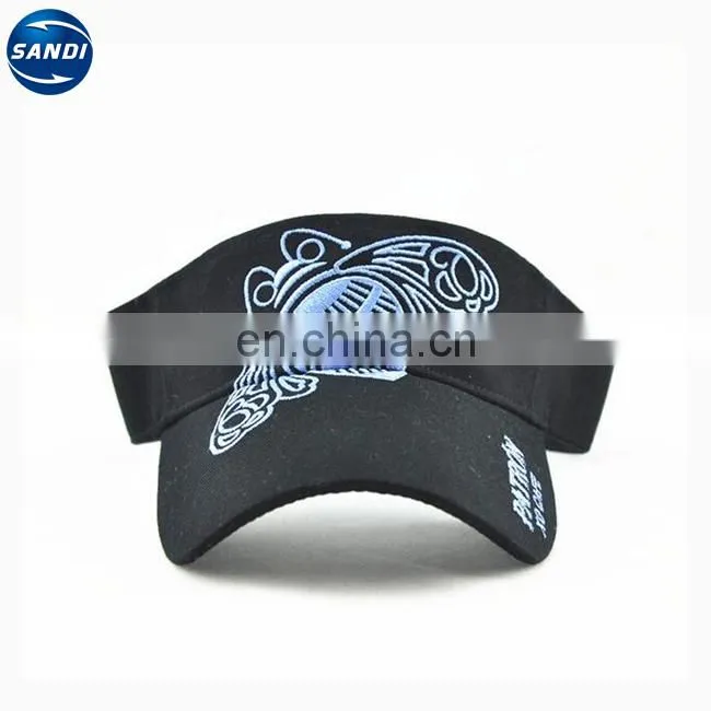 Custom sports adjustable sun visor hat