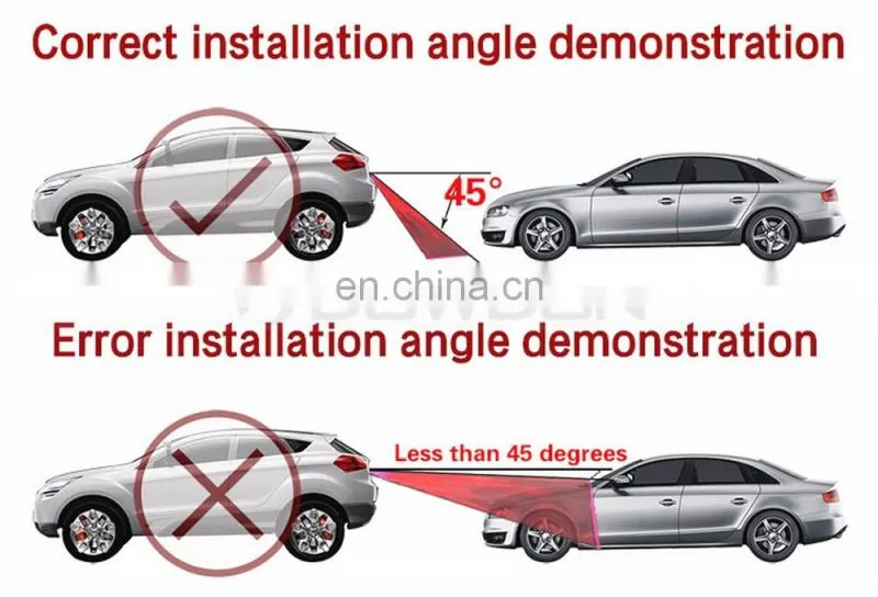 Safe Auto Rear 650nm Red Light LED Avoid Accident Car Laser Fog Light