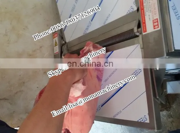 New Design Automatic Pork Peeling Machine Electric pig skin peeling machine / pork peeler for sale