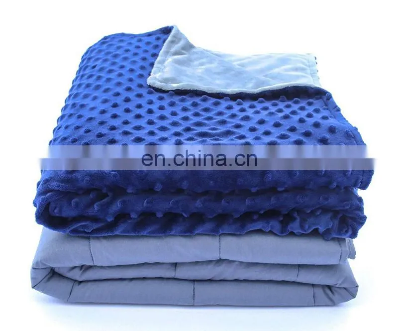 High quality anxiety insomnia autism 15lbs/20lbs/25/30 lbs Zonli weighted blanket