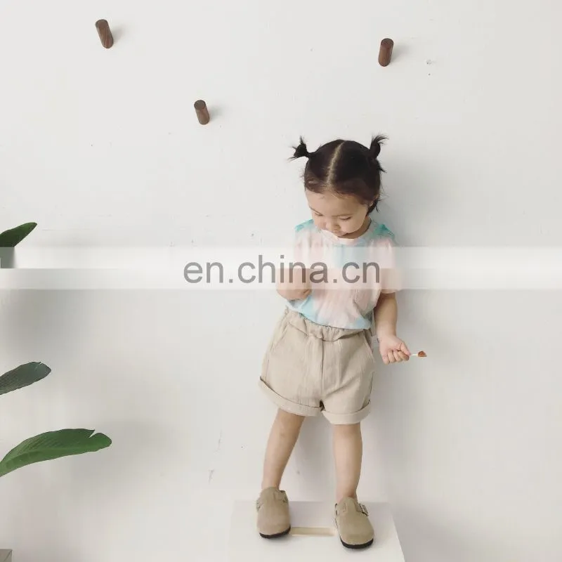 Girl Fashion Summer Cotton Tie Dye T-shirt From China
