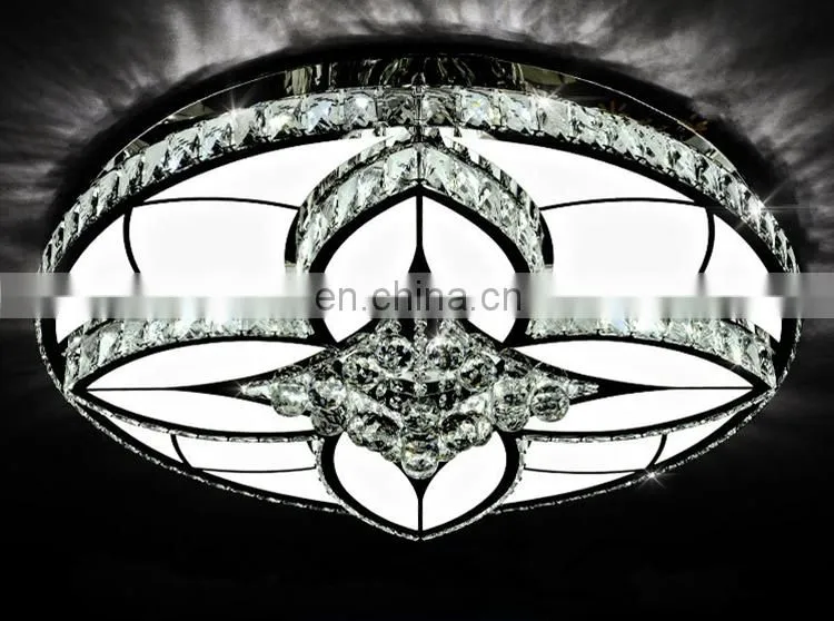 Modern Simple led lights living room lights bedroom round crystal lamp sun flower ceiling lamp