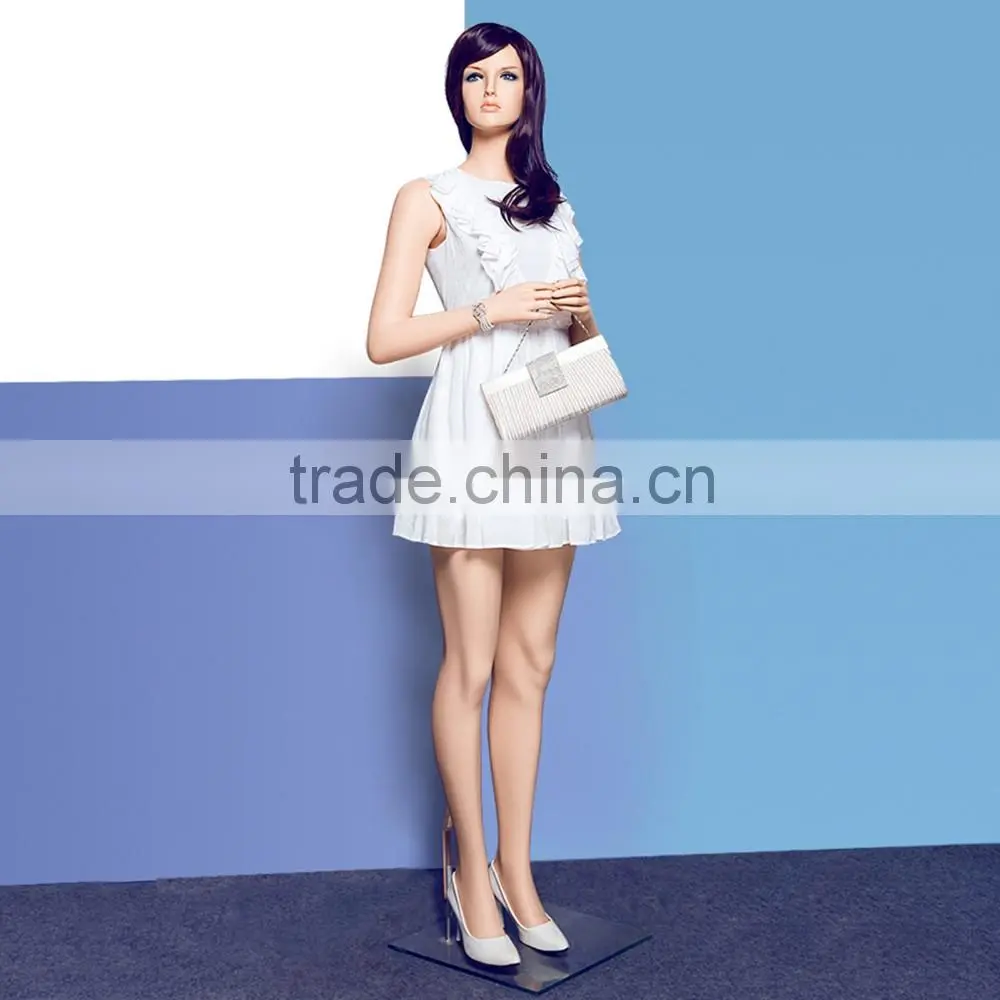 Realistic Female Mannequin Fiberglass Dummy Fashion Women Display RITA