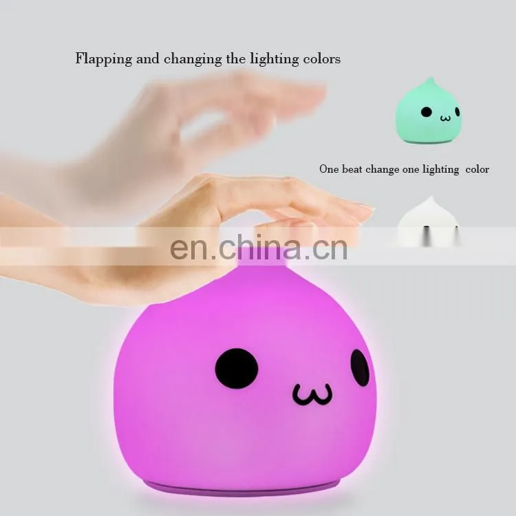 Rechargeable night lamp Silicone led night light