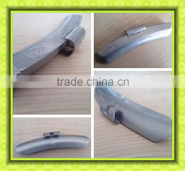 Direct factory price Pb clip on wheel weight for middle bus