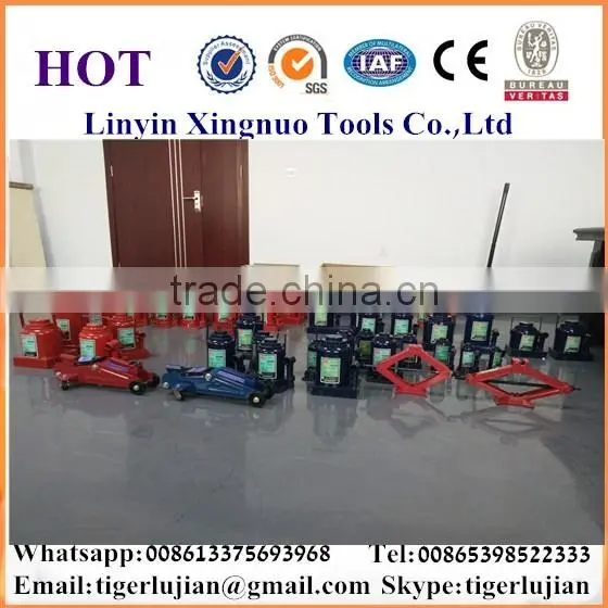 2016 arrival hot selling in China famous brand name Xingnuo 2-ton capacity car hydraulic blue color portable car lift jack