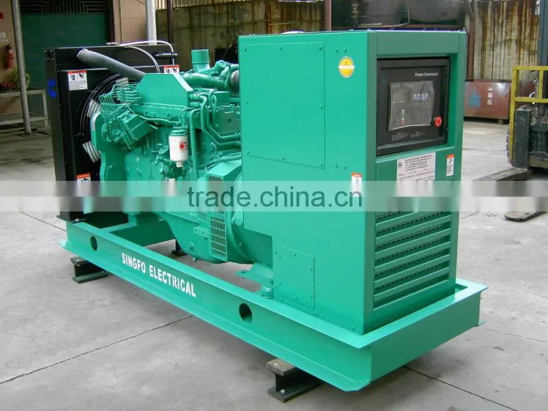 SINGFO 130KVA electronic open type diesel generators with Global warranty and CE certification from Chinese market