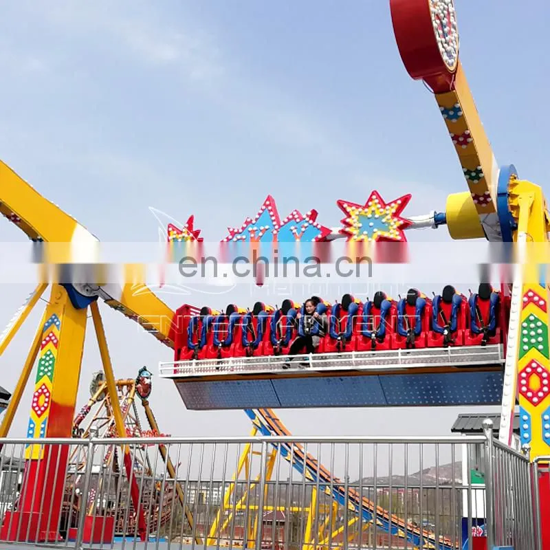Large outdoor equipment funfair thrill game playland hells gate ride for kids adults for sale