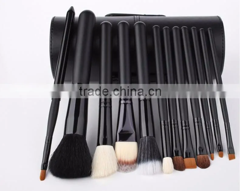 Private logo12pcs cup holder cosmetic brushes kit makeup brush kit foundation brush facial brush