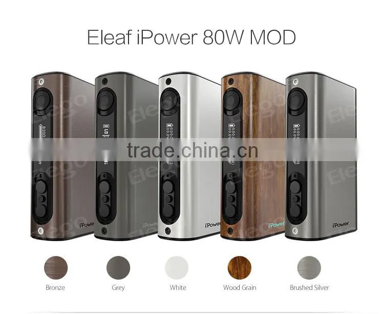 Alibaba china best selling authentic eleaf ipower 80w kit with wolesale price
