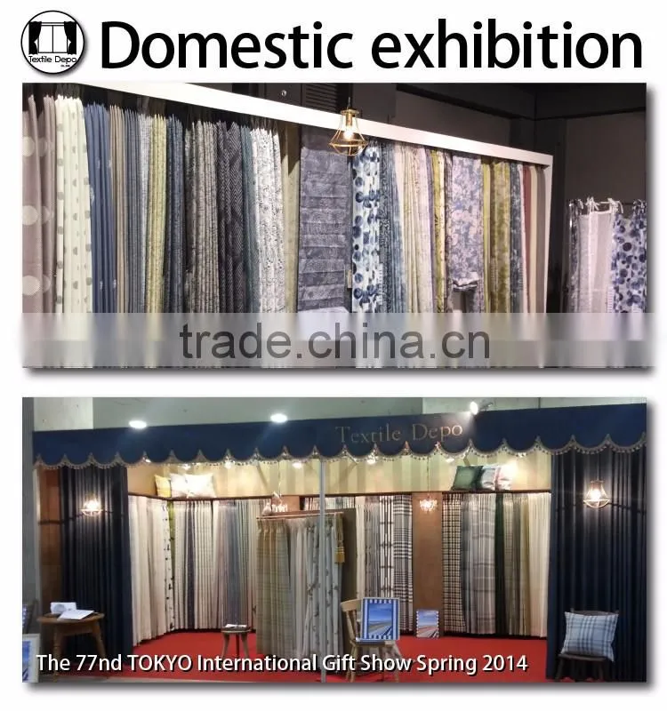 30 color washable name of fabric for curtain , sample also available