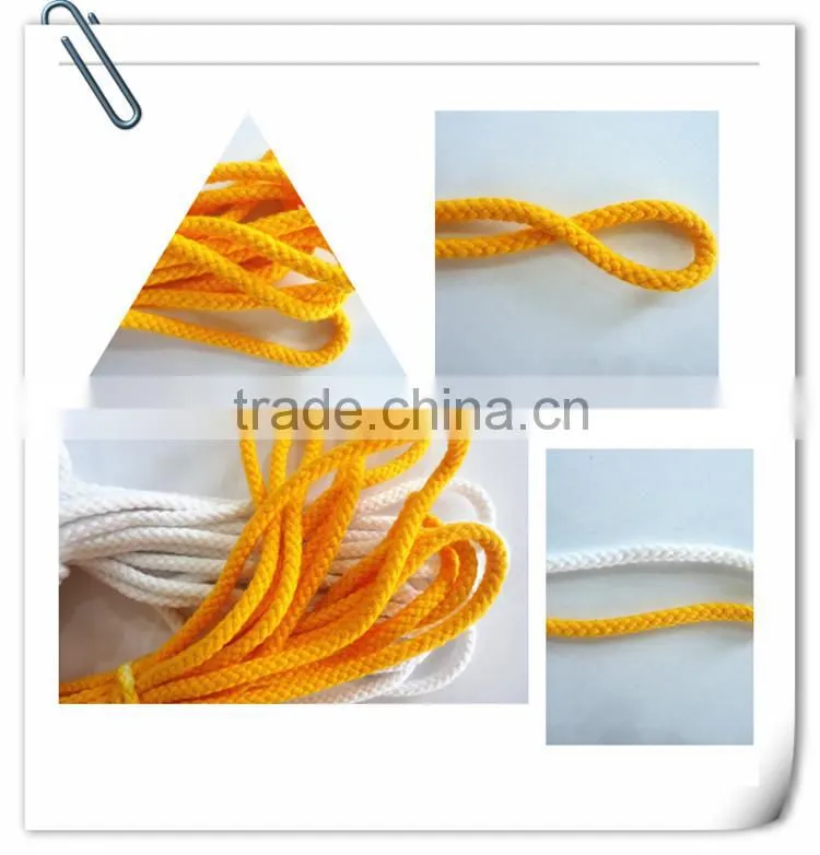 manufacture supply wholesale 100% cotton braided cotton cord