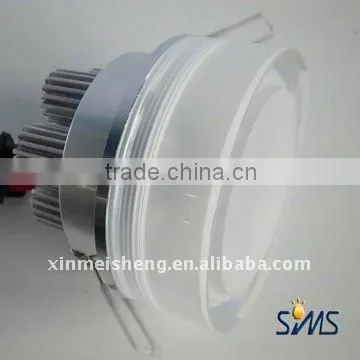 Round ABS external electrical source yellow led panel down light 6w