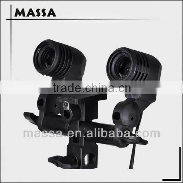 Photography studio Light Double Lamp Bulb Holder
