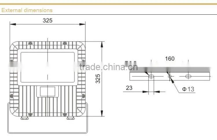 Mining flameproof LED roadway lights