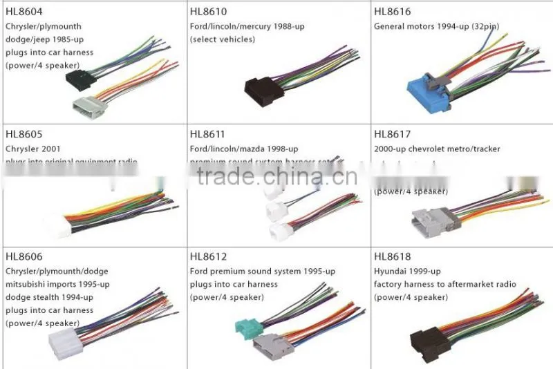 customized auto wire harness&cable assembly