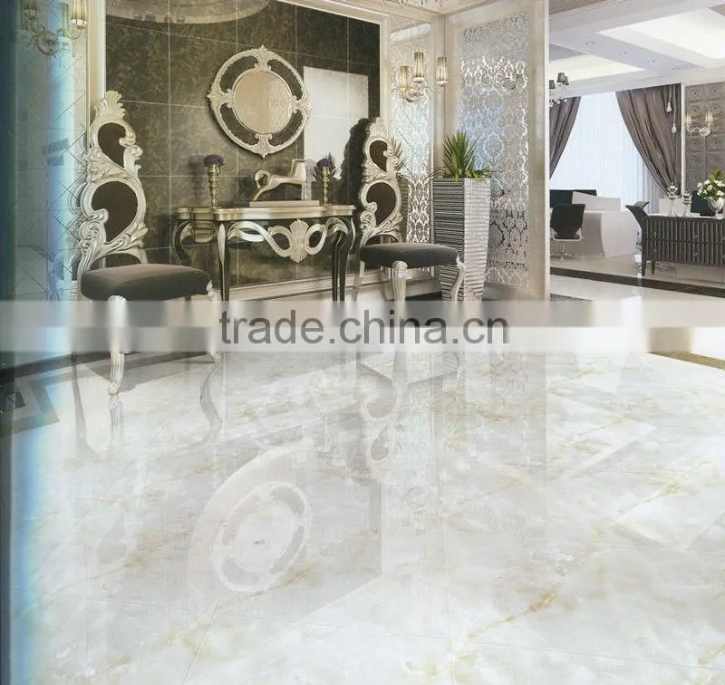 Foshan China crystal white glass floor tiles