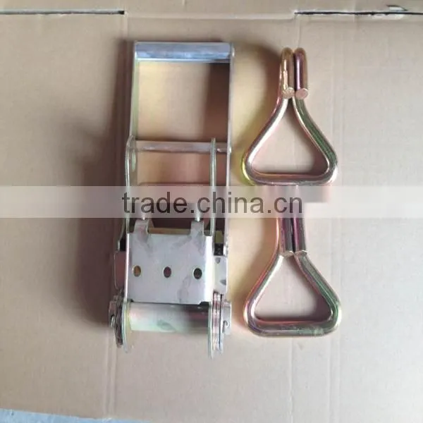 IOS 9001 and CE Certification 10T cargo lashing belt with hooks