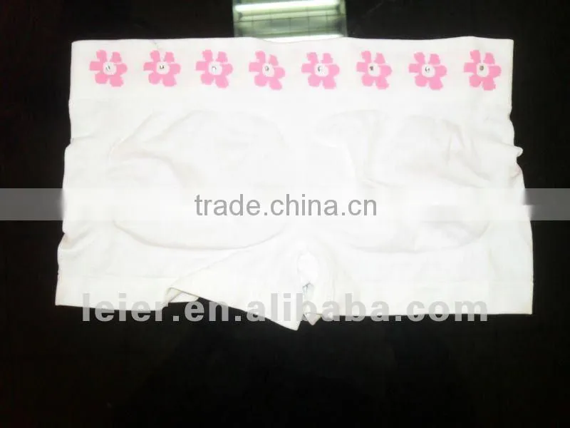 children's cute seamless underwear boxer bra boyshort