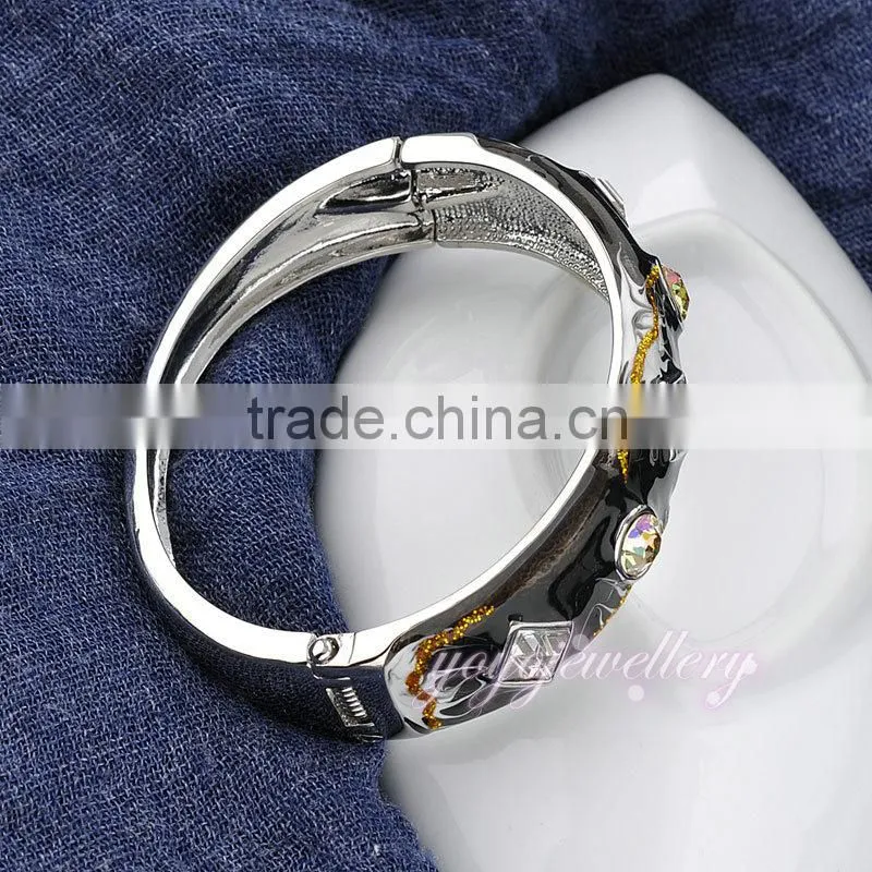 Enamel fashion fake gold jewelry hot selling sex bangle