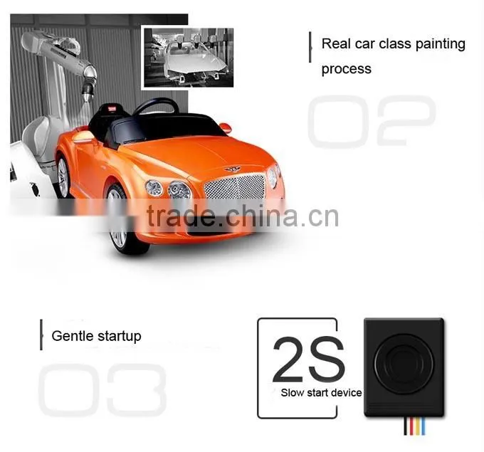 Rastar toy 4 wheel can sit electric ride on car for kids