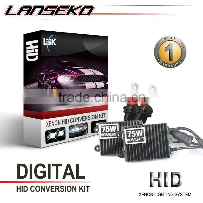 Powerful AC hid xenon kit 75w hid lighting with high quality hid ballast
