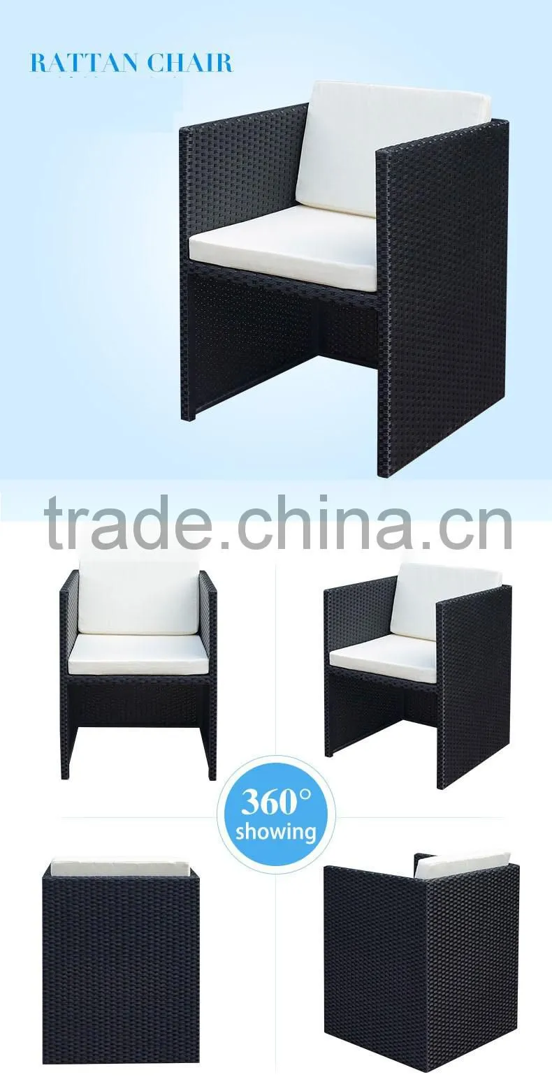 Patio Rattan Furniture Table And Chair Sets Garden Outdoor Rattan Wicker Balcony Furniture Set