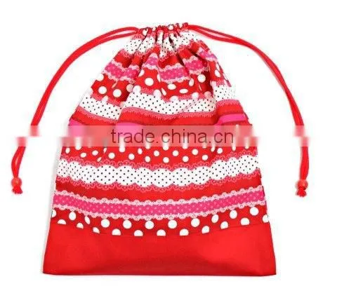 2016 nature cotton jute burlap drawstring gift bag