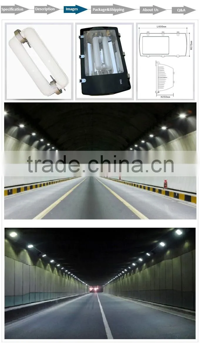 high lumen magnetic lights 150W 5 years warranty tunnel light induction lamp energy saving tube lights