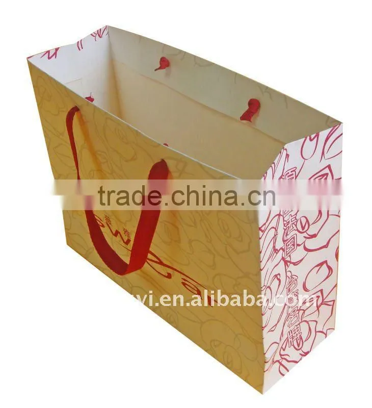 Cheap Foldable Paper Bag,paper packageing bag, paper shopping bag
