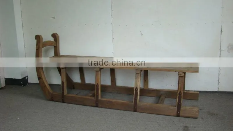 Antique recycled wood brown Coffee table