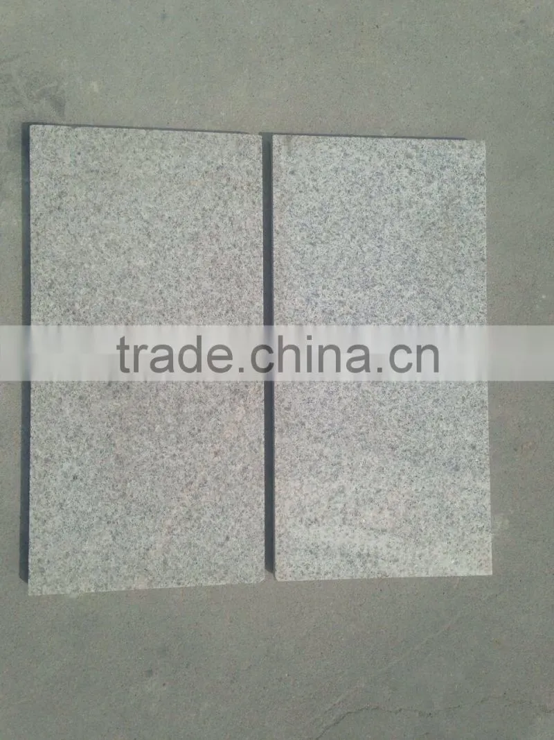 Cheap Chinese white granite G365 flamed tile