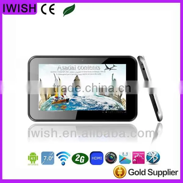 7 inch Google android 4.1.2 512M DDR tablet pc 3g phone call support abdroid wifi bluetooth