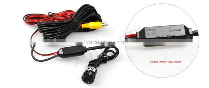 Waterproof reverse car camera with170 wide angle car rear camera