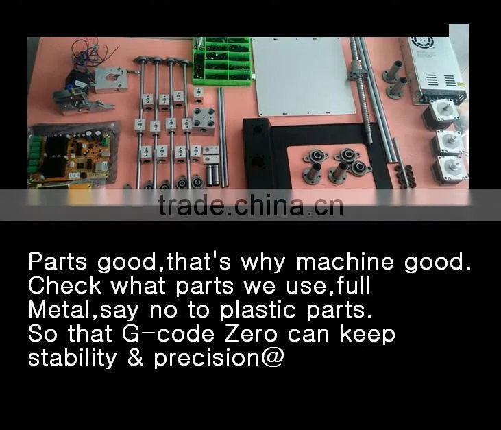 Assembled High Precision 3d artwork Creator Mini Desktop 3D Printer Upgrading with free filament and LCD