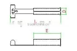 High precision electrical brass crimping terminals for medical equipment & vehicle
